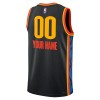 Dres Oklahoma City Thunder Prilagođeni Nike 2024-25 City Edition Crno Swingman
